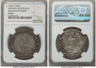 Brabant. Charles II 1/2 Ducaton 1668 VF35 NGC, Antwerp mint, Delm-329. Weakly struck portrait and arms but strong readable legends. 

HID09801242017

...