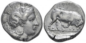 Lucania, Thurium Dinomos circa 400-350 - From the M.N. collection.