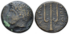 Island of Sicily, Lipara Bronze circa 289-252