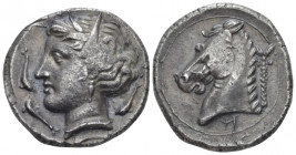 The Carthaginians in Sicily and North Africa, uncertain mint in Sicily tetradrachm circa 320-300
