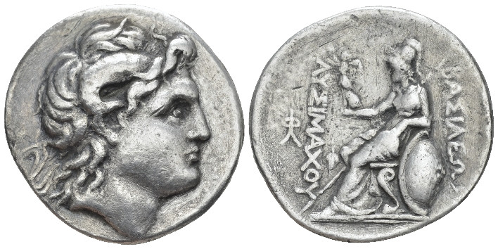 Kingdom of Thrace, Lysimachus, 323-281 Lysimacheia (?) Tetradrachm circa 290-281...