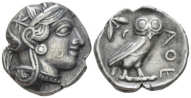 Attica, Athens Tetradrachm After 449 - From the collection of a Mentor.