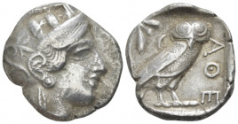 Attica, Athens Tetradrachm After 449 - From the collection of a Mentor.