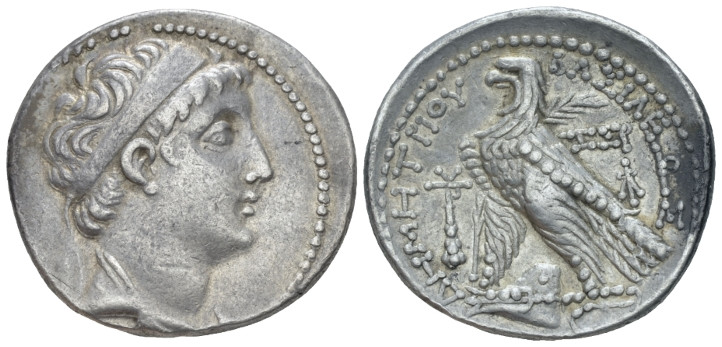 The Seleucid Kings, Demetrius II Nicator, First reign, 146-138 Tyre Tetradrachm ...