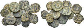 Kings of Nabathaea, Lot of 11 Bronzes I cent BC