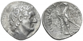 The Ptolemies, Ptolemy II Philadelphos. 285-246 Ake-Ptolemais Tetradrachm contemporary imitation 254-253