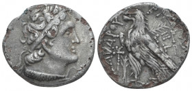 The Ptolemies, Ptolemy VI, 180-145 Tyre Plated dirachm 150-149 BC (year 163)
