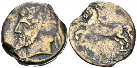 Kings of Numidia, Massinissa or Micipsa. 203-148 BC or 148-118 BC Unit circa 148-118 - Ex Morton & Eden sale 115, 2022, 146 (part of). Sold with origi...
