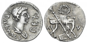 Kings of Mauretania, Ptolemy. AD 24-40 Caesarea Denarius 26-27 - From a private English collection.