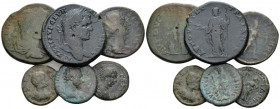 Thrace, Augusta Traiana Caracalla, Geta, Crispina. Lot of 6 bronzes III cent.