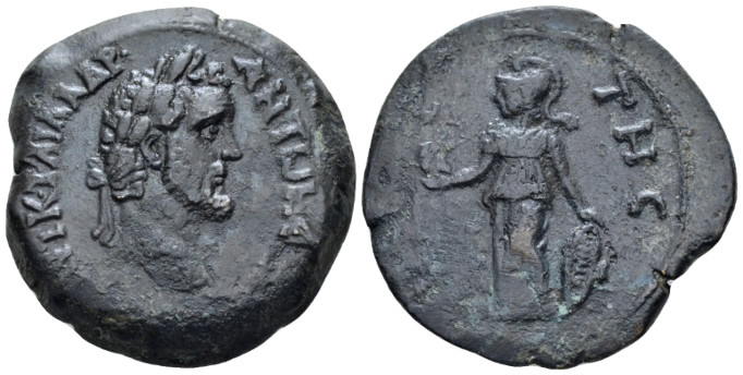 Egypt, Alexandria Antoninus Pius, 138-161 Drachm Saite. circa 144-145 (year 8), ...