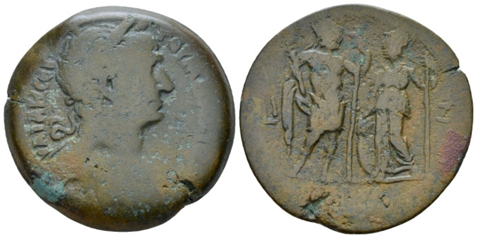 Egypt, Alexandria. Dattari. Trajan, 98-117 Drachm circa 113-114 (year 17), Æ 32....
