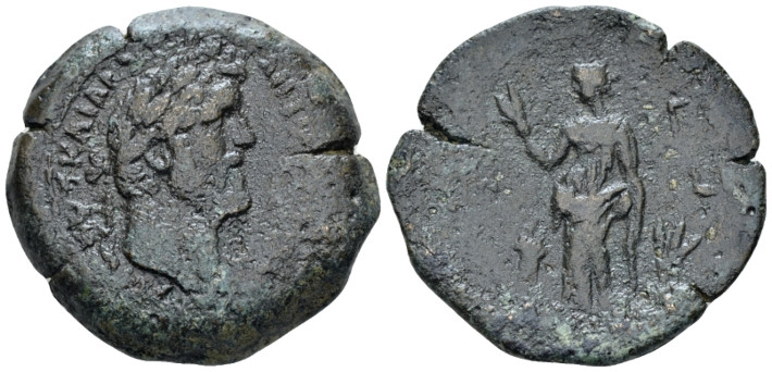 Egypt, Alexandria. Dattari. Antoninus Pius, 138-161 Drachm circa 159-160 (year 2...