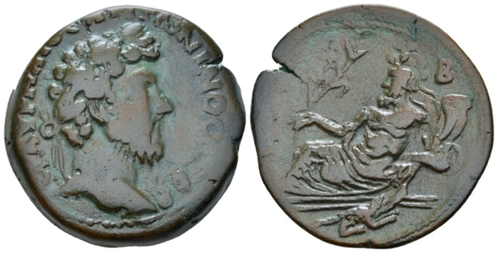 Egypt, Alexandria. Dattari. Marcus Aurelius, 161-180 Drachm circa 171-172 (year ...