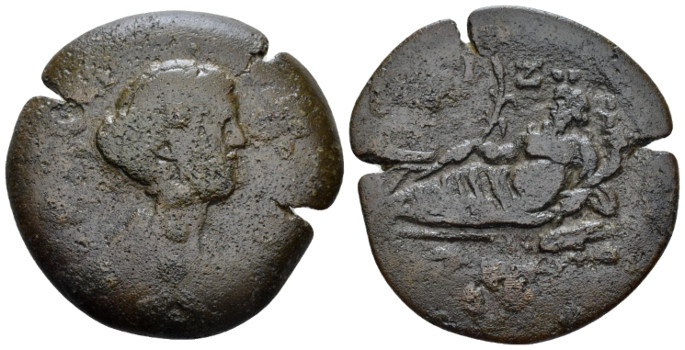 Egypt, Alexandria. Dattari. Faustina junior, daughter of Antoninus Pius and wife...
