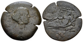 Egypt, Alexandria. Dattari. Faustina junior, daughter of Antoninus Pius and wife of Marcus Aurelius Drachm circa 153-154 (year 17) - From the Dattari ...