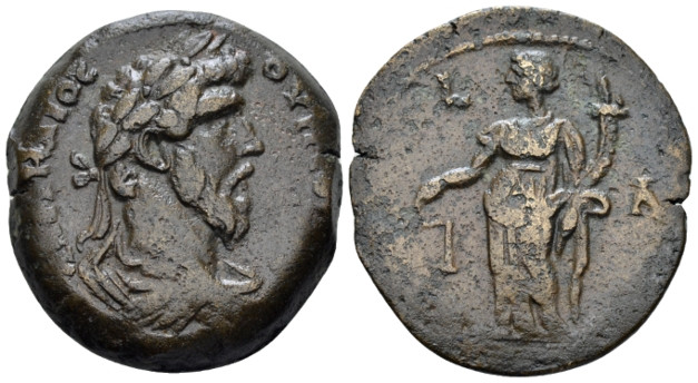 Egypt, Alexandria. Dattari. Lucius Verus, 161-169 Drachm circa 161 (year 1), Æ 3...