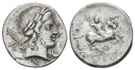 P. Crepusius. Denarius circa 82
