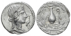 Q. Caecilius Metellus Pius. Denarius circa 81 - from a private British collection.