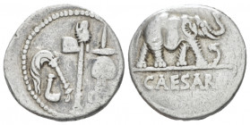 C. Iulius Caesar. Denarius mint moving with Caesar 49-48