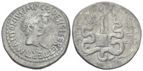Marcus Antonius and Octavia. Cistophoric tetradrachm circa 39
