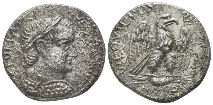 Vespasian, 69-79 Tetradrachm, contemporary imitation Antiochia 69-70, AR 26.00 m...