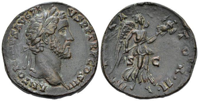 Antoninus Pius, 138-161 Rome Rome circa 140-143, Æ 31.00 mm., 24.17 g.
Laureate...