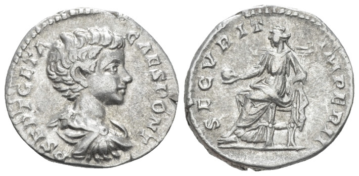 Geta caesar, 198-209 Denarius Rome circa 200-202, AR 18.00 mm., 3.49 g.
Bare-he...