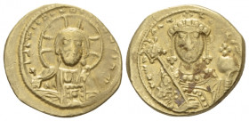 Constantine IX Monomachus. 1042-1055 Tetarteron Nomisma Constantinople circa 1042-1055