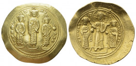 Romanus IV Diogenes, with Eudocia, Michael VII, Constantius, and Andronicus. 1068-1071 Solidus Constantinople 1068-1071