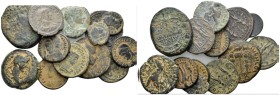 Lot of 13 Bronzes late roman and provincial I-IV cent.