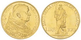 Rome Pio XI (Achille Ratti), 1929-1939. Da 100 lire VIII/1929 - Ex Naville sale 62, 689.
