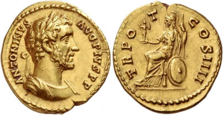 Antoninus Pius augustus, 138 – 161. Aureus 145-161, AV 7.33 g. ANTONINVS – AVG P...