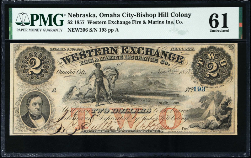 Omaha City-Bishop Hill Colony, Nebraska. Western Exchange Fire & Marine Insuranc...