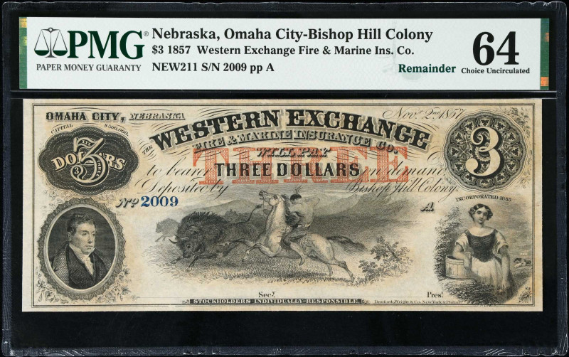 Omaha City-Bishop Hill Colony, Nebraska. Western Exchange Fire & Marine Insuranc...