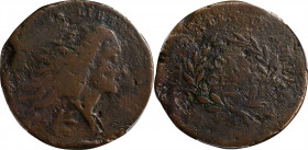 1793 Flowing Hair Cent. Wreath Reverse. Lettered Edge. Fine Details--Damage (PCGS).
PCGS# 1350. NGC ID: 223J.

Estimate: $0.00- $0.00
