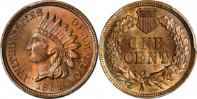 1862 Indian Cent. MS-64 (PCGS).
PCGS# 2064. NGC ID: 227H.

Estimate: $0.00- $0.00