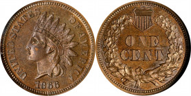 1866 Indian Cent. Proof-64 BN (NGC). CAC.
PCGS# 2285. NGC ID: 226J.

Estimate: $0.00- $0.00