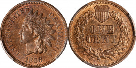 1866 Indian Cent. MS-63 BN (PCGS).
PCGS# 2085. NGC ID: 227P.

Estimate: $0.00- $0.00