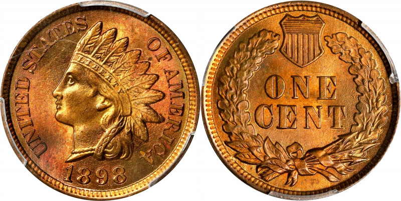 1898 Indian Cent. MS-65 RB (PCGS). CAC.
PCGS# 2200. NGC ID: 228T.

Estimate: ...