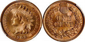 1908 Indian Cent. MS-65 RD (PCGS).
PCGS# 2231. NGC ID: 2295.

Estimate: $0.00- $0.00