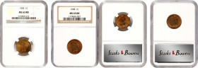 Lot of (2) 20th Century Indian Cents. MS-63 RB (NGC).
Included are: 1905; and 1908.

Estimate: $0.00- $0.00