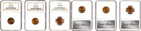 Lot of (3) 20th Century Indian Cents. MS-63 RB (NGC).
Included are: 1900; 1907; and 1908.

Estimate: $0.00- $0.00