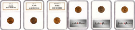 Lot of (3) 20th Century Indian Cents. MS-64 RB (NGC).
Included are: 1901; 1907; and 1909.

Estimate: $0.00- $0.00