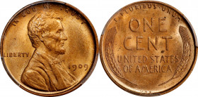 1909 Lincoln Cent. V.D.B. MS-65 RD (PCGS).
PCGS# 2425. NGC ID: 22AZ.

Estimate: $0.00- $0.00