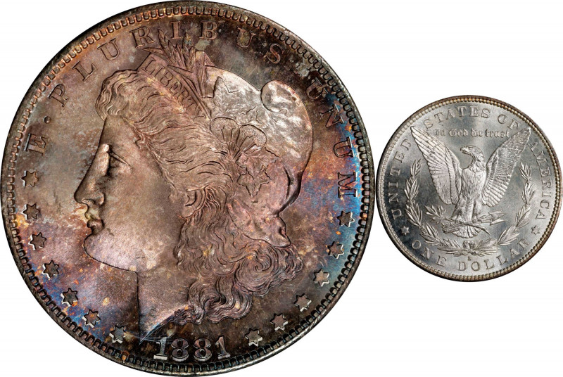 1881-S Morgan Silver Dollar. MS-66 (PCGS). CAC. OGH--First Generation.
PCGS# 71...