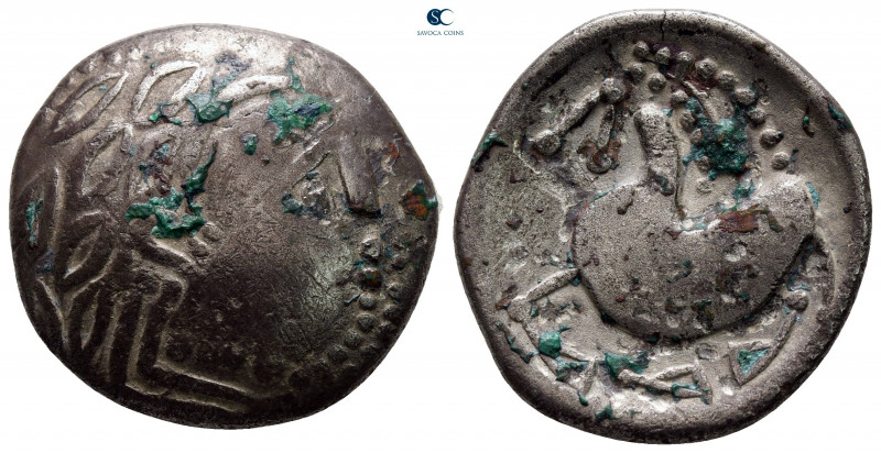 Eastern Europe. Imitations of Philip II of Macedon 100 BC. The Schnabelpferd Typ...