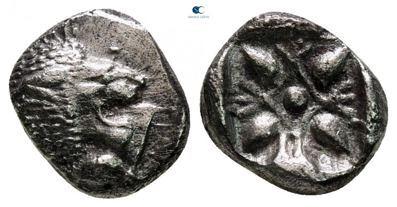 Ionia. Miletos circa 525-475 BC. 
Diobol AR

10 mm, 1,15 g



very fine