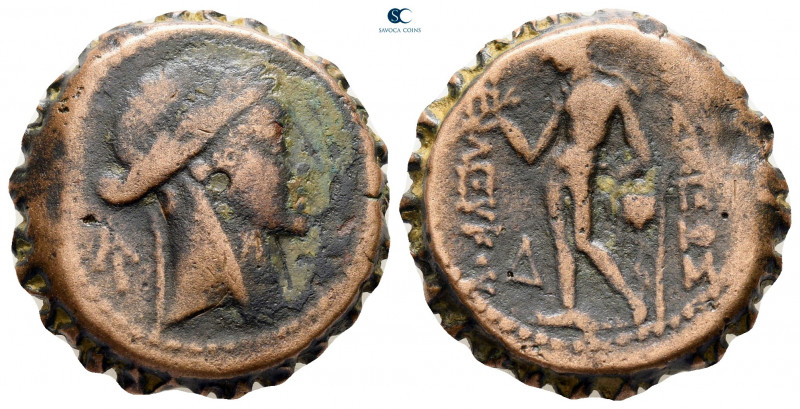 Seleukid Kingdom. Seleukos I Nikator 312-281 BC. 
Serrate Æ

22 mm, 9,63 g
...