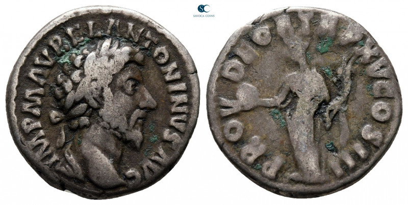 Marcus Aurelius AD 161-180. Rome
Denarius AR

17 mm, 3,18 g



nearly ver...